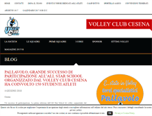 Tablet Screenshot of lnx.volleyclubcesena.it